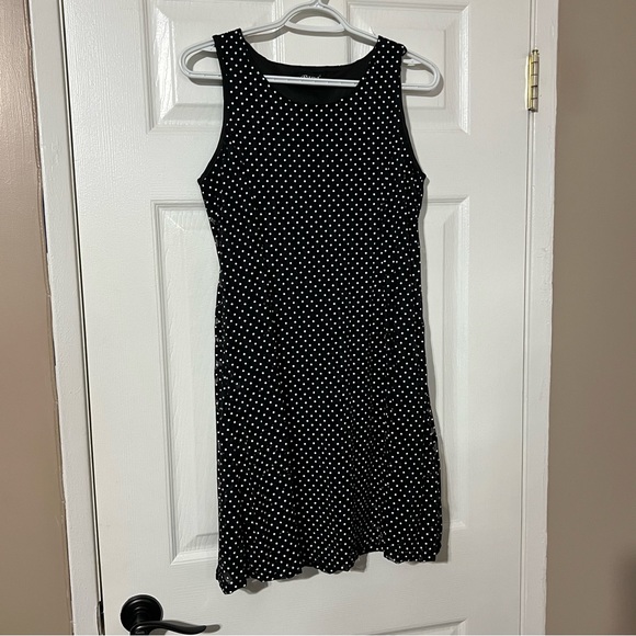 Retro Polka Dot Shift Dress, Small - Picture 2 of 11